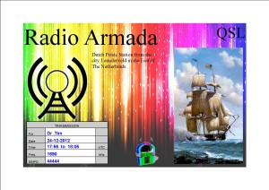 Radio Armada - QSL-card