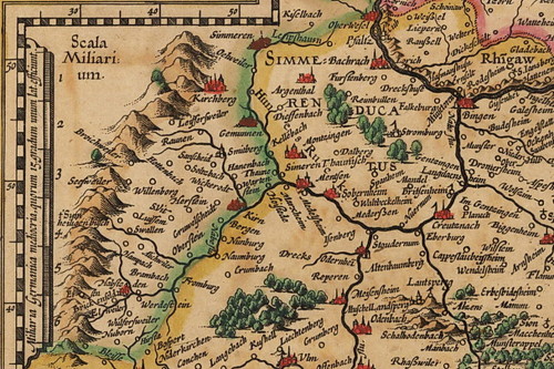 Region Oberstein um 1630