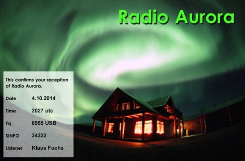 Radio Aurora eQSL