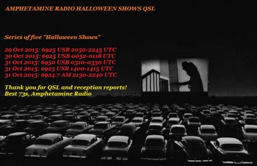 Amphetamine Radio Halloween Shows eQSL Klaus